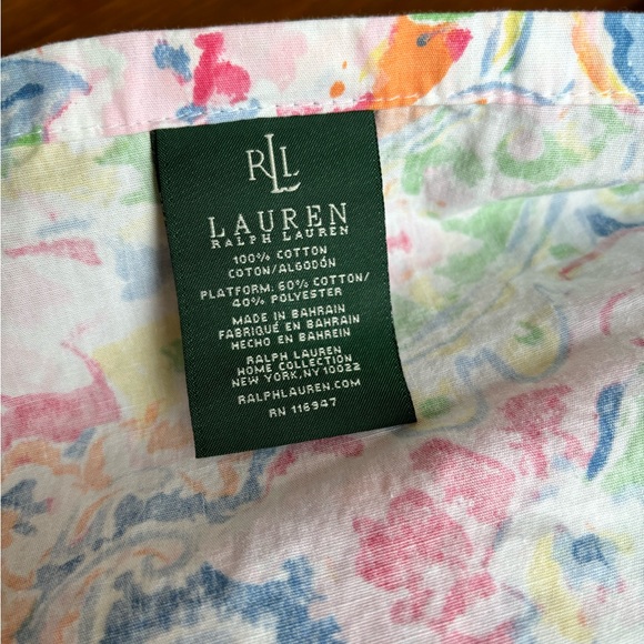 Ralph Lauren Springdale Floral Paisley Queen Bedskirt - Picture 2 of 4